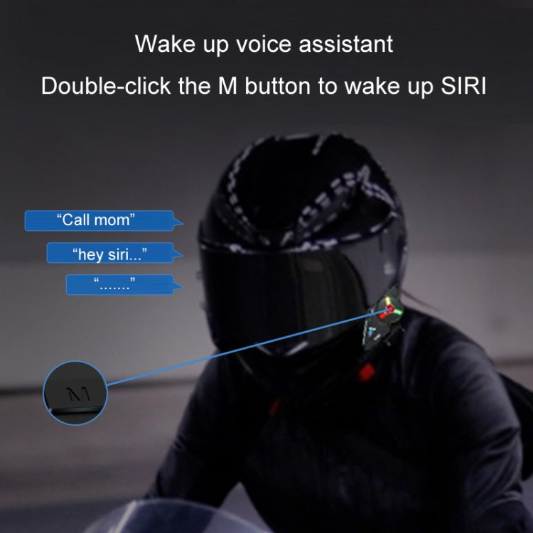 KUQIBAO Motorcycle Helmet Built-in Waterproof Bluetooth Earphone(Hard Microphone) - free shipping - PMC TechLife - Order now!