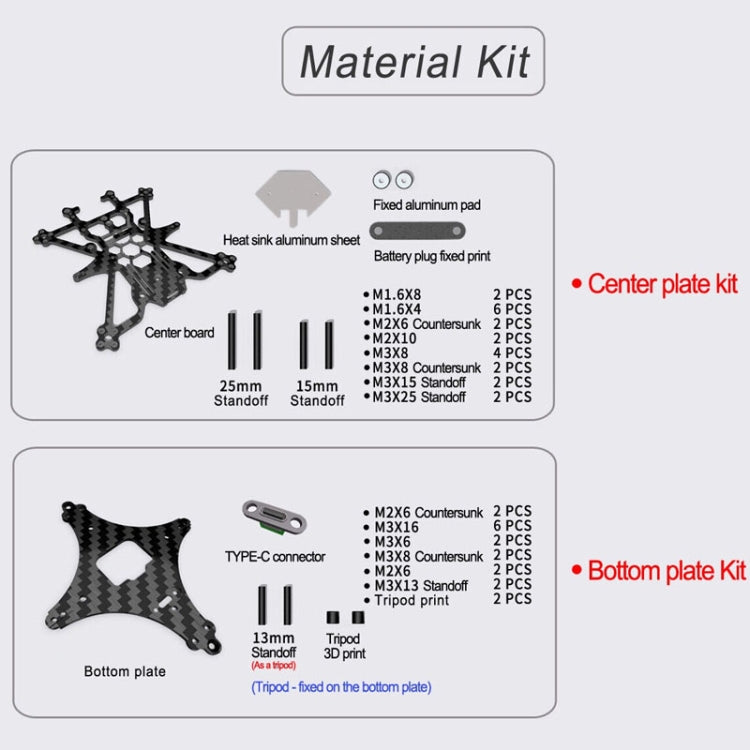 Suitable for DJI Avata 3.5-inch Upgrade Frame Kit, Style: Rack -  by PMC Jewellery | Online Shopping South Africa | PMC Jewellery