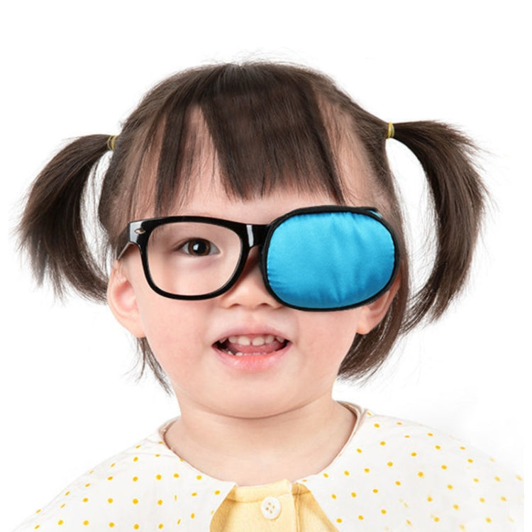 Children Silk Blackout Monocular Strabismus Training Corrective Eye Mask, Color: Sky Blue - Glasses Accessories by PMC Jewellery | Online Shopping South Africa | PMC Jewellery