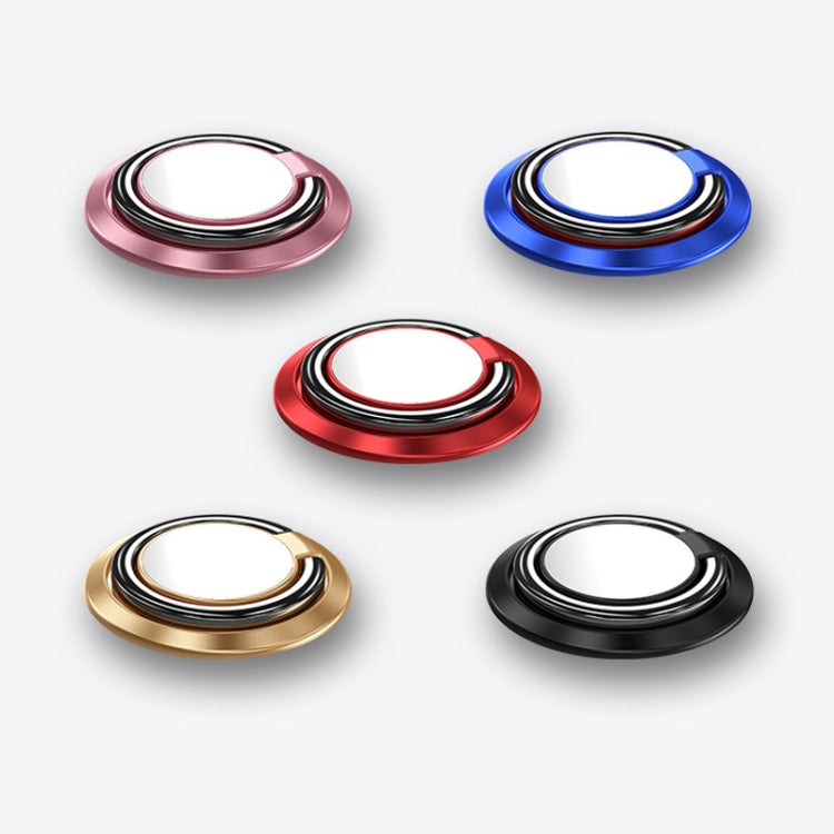 5pcs Car Magnetic Metal Ring Buckle Mobile Phone Holder(Blue) - Ring Holder by PMC TechLife | Online Shopping South Africa | PMC TechLife