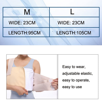 Left M Chest Compression Fixation Strap Breast Surgery Chest Strap(Beige) - Corrector by PMC Jewellery | Online Shopping South Africa | PMC Jewellery