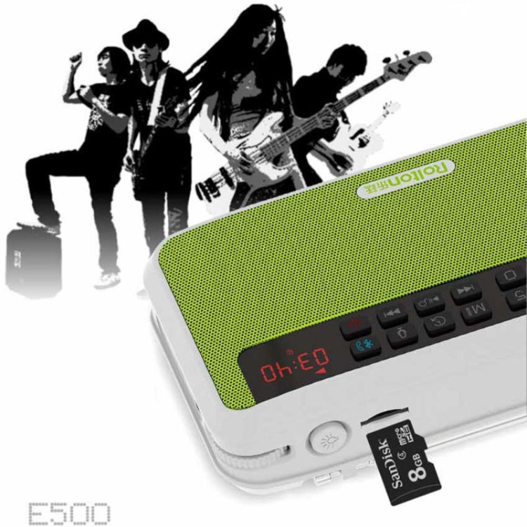 Rolton E500 Bluetooth Speaker 2.1-Channel Built-In Microphone Supports FM Radio(Orange) - free shipping - PMC TechLife - Order now!