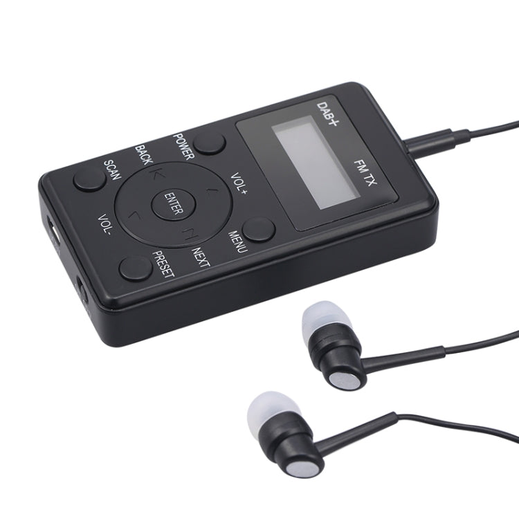 HanRongda HRD-100 Portable Digital Display DAB+ / DAB / FM Radio(Black) - free shipping - PMC TechLife - Order now!
