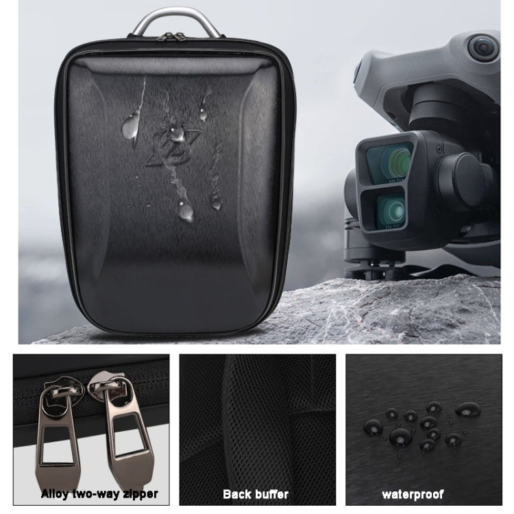 For DJI AIR 3 Hard Shell Storage Bag Portable Protective Backpack(Black) - Backpacks & Bags by PMC Jewellery | Online Shopping South Africa | PMC Jewellery