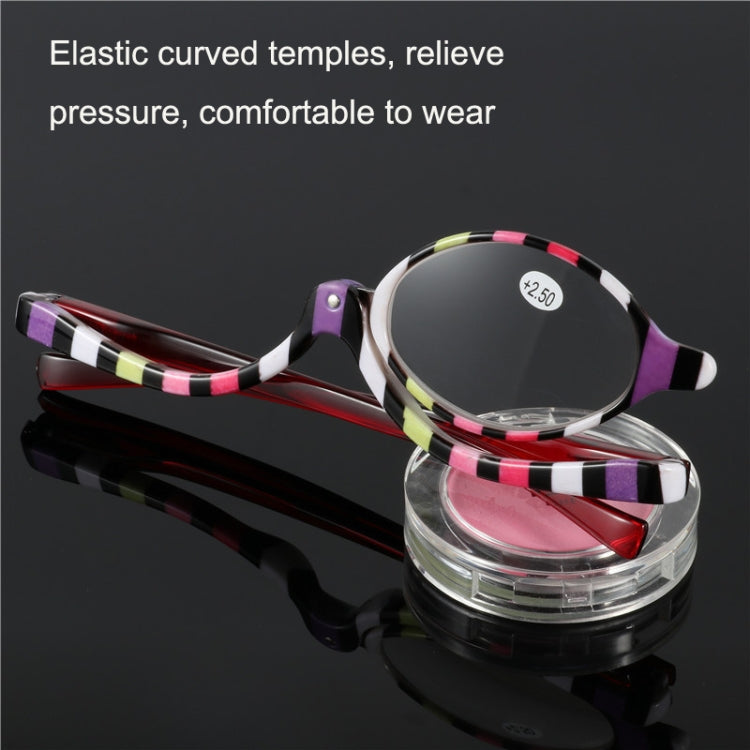 Makeup Presbyopic Glasses Multicolored Rotatable Magnifying Glass Single Piece Reading Glass, Degree: +150 - Presbyopic Glasses by PMC Jewellery | Online Shopping South Africa | PMC Jewellery