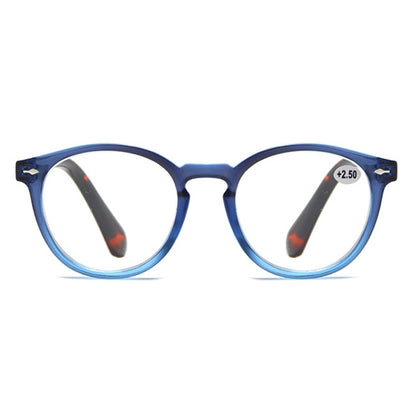 Retro Flexible Durable Portability HD Presbyopic Glasses +350(Graduate Blue) - Presbyopic Glasses by PMC Jewellery | Online Shopping South Africa | PMC Jewellery