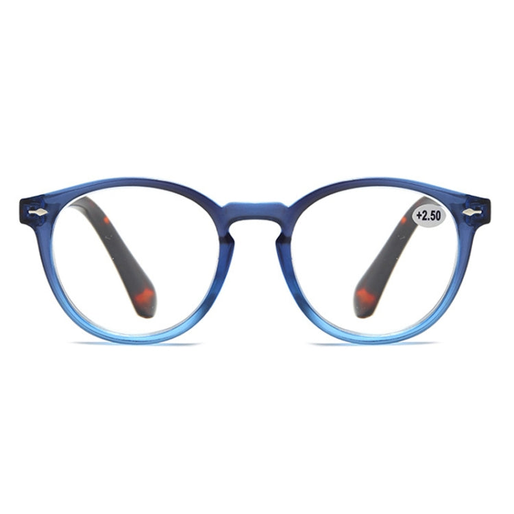 Retro Flexible Durable Portability HD Presbyopic Glasses +400(Graduate Blue) - Presbyopic Glasses by PMC Jewellery | Online Shopping South Africa | PMC Jewellery