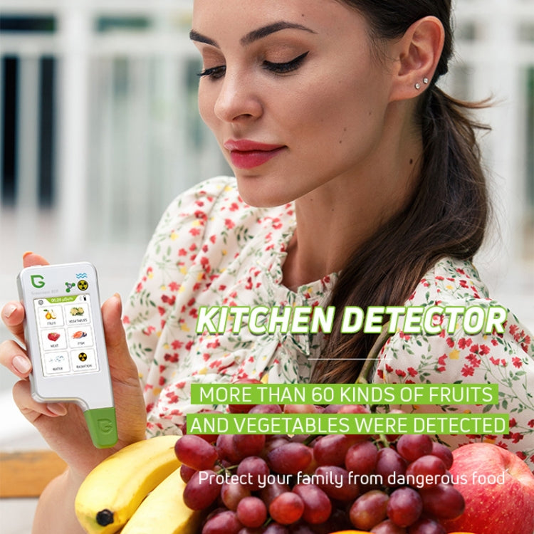 Greentest ECO6 Vegetable, Fruit, Meat Food Nitrate Water Quality Nuclear Radiation Environmental Detector, EU Plug(White) - Radiation Detector by Greentest | Online Shopping South Africa | PMC Jewellery | Buy Now Pay Later Mobicred