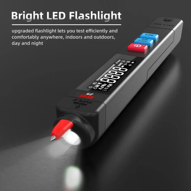 BSIDE Z5 Smart Pen Multimeter Backlight LCD 6000 Counts Auto Voltage Detector - Digital Multimeter by BSIDE | Online Shopping South Africa | PMC TechLife | Buy Now Pay Later Mobicred