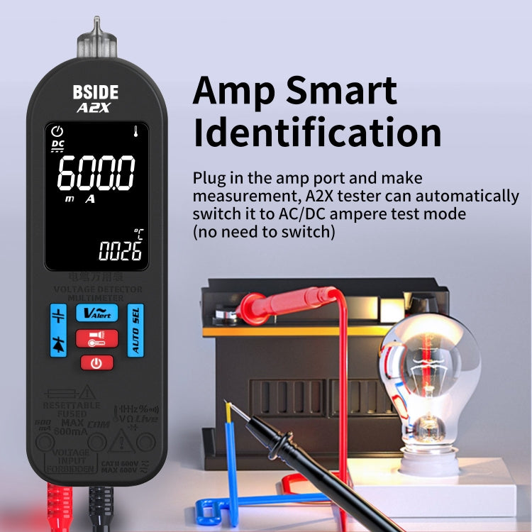 BSIDE A2X Charging Model Mini Digital Pen Auto Ranging Multimeter - free shipping - PMC TechLife - Order now!