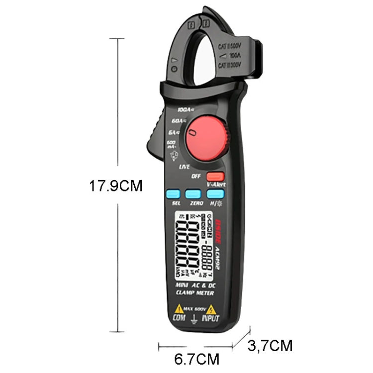 BSIDE ACM92 Digital Clamp Multimeter Current And Voltage Tester - free shipping - PMC TechLife - Order now!