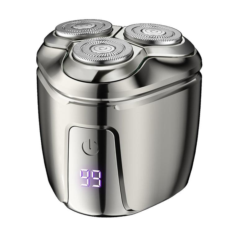Mini Magnetic Head Shaver Smart LED Display Electric Shaver, Color: Gun-color - Shavers & Accessories by PMC TechLife | Online Shopping South Africa | PMC TechLife | Buy Now Pay Later Mobicred