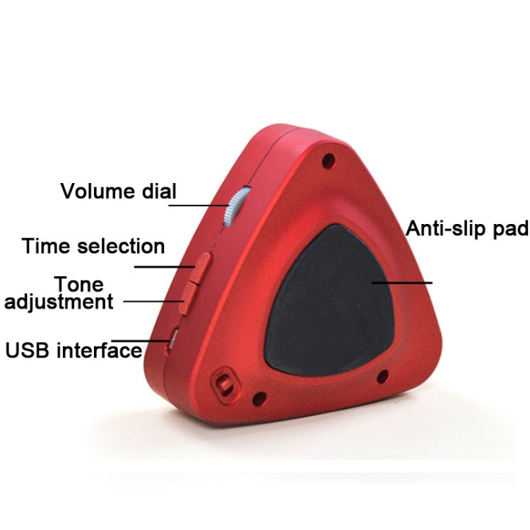 ENO EM-688 Electronic Vocal Rechargeable Metronome For Piano/Guitar/Drum/Guzheng/Violin(Red) - Stringed Instruments by PMC Jewellery | Online Shopping South Africa | PMC Jewellery