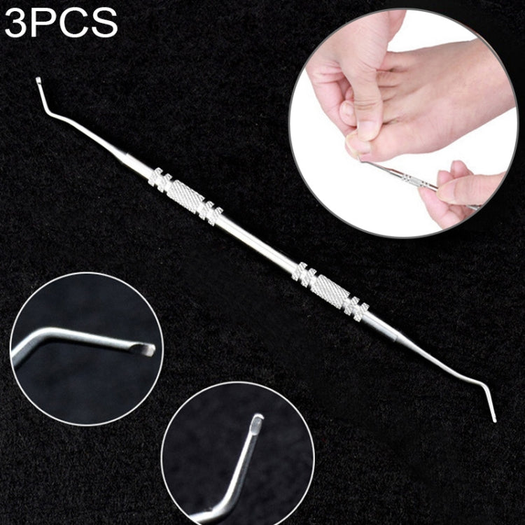 3PCS Ingrown Toe Nail Correction Lifter Clean Installation Tool Pedicure Foot Nail Care - Nail Art Equipment by PMC Jewellery | Online Shopping South Africa | PMC Jewellery