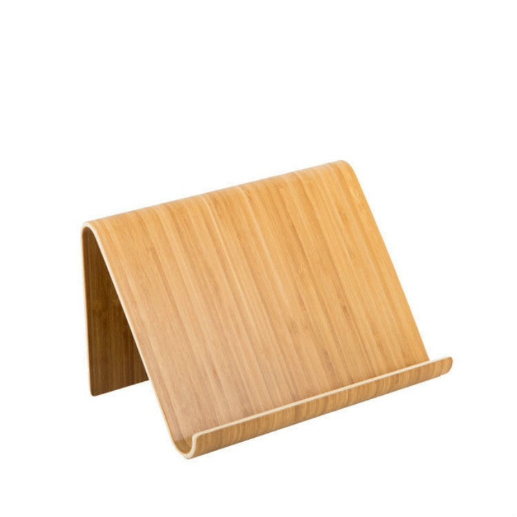 Bamboo Mobile Phone Tablet Lazy Desktop Stand - Desktop Holder by PMC TechLife | Online Shopping South Africa | PMC TechLife