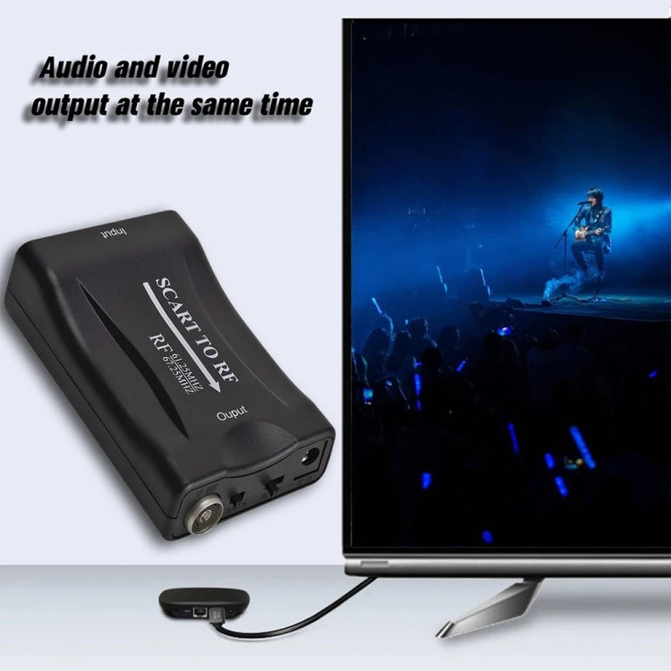 SCART to RF Video Converter, Support RF67.25MHz, 61.25MHz - DVB-T & Analog Solutions by PMC TechLife | Online Shopping South Africa | PMC TechLife