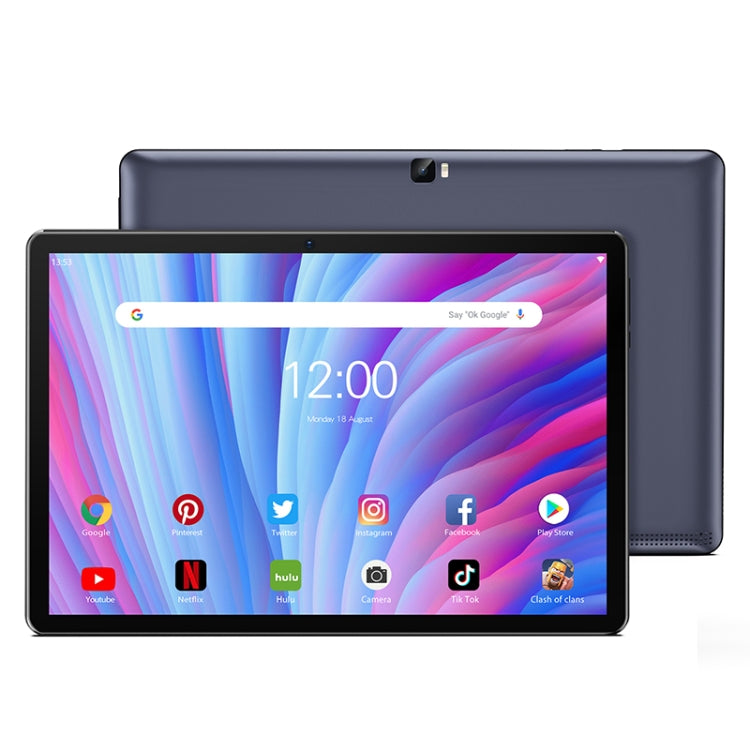 Viaztech V30 Tablet PC, 10.1 inch, 3GB+32GB, Android 11 RK3566 Quad Core CPU, Support 2.4G WiFi / Bluetooth, Global Version with Google Play, US Plug(Dark Gray) - 10.1 inch by PMC Jewellery | Online Shopping South Africa | PMC Jewellery