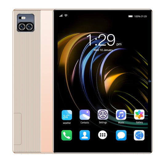 X101 3G Phone Call Tablet PC, 10.1 inch, 2GB+16GB, Android 5.1 MT6592 Octa Core, Support Dual SIM, WiFi, Bluetooth, GPS (Gold) - 10.1 inch by PMC Jewellery | Online Shopping South Africa | PMC Jewellery