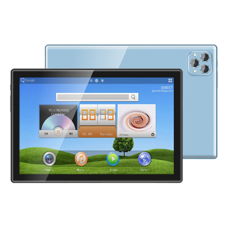 BDF P50 4G LTE Tablet PC, 10.1 inch, 8GB+128GB, Android 12.0 MTK6762 Octa Core, Support Dual SIM & Bluetooth & WiFi, EU Plug(Blue) - free shipping - PMC TechLife - Order now!