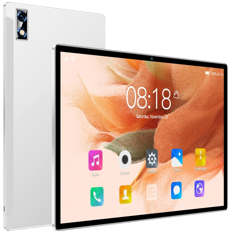 ZK10 3G Phone Call Tablet PC, 10.1 inch, 2GB+32GB, Android 7.0  MTK6735 Quad-core 1.3GHz, Support Dual SIM / WiFi / Bluetooth / GPS (White) - 10.1 inch by PMC Jewellery | Online Shopping South Africa | PMC Jewellery