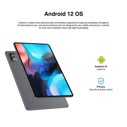N-ONE Npad S Tablet PC, 10.1 inch, 4GB+64GB, Android 12 MTK8183 Octa Core up to 2.0GHz, Support Dual Band WiFi & BT, EU Plug(Grey) - Other by PMC Jewellery | Online Shopping South Africa | PMC Jewellery