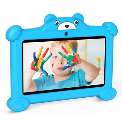 Pritom K7 Pro Panda Kids Tablet PC, 7.0 inch, 2GB+32GB, Android 11 Allwinner A100 Quad Core CPU, Support 2.4G WiFi & WiFi 6, Global Version with Google Play, US Plug (Blue) -  by PRITOM | Online Shopping South Africa | PMC Jewellery | Buy Now Pay Later Mobicred