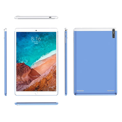 P30 3G Phone Call Tablet PC, 10.1 inch, 2GB+16GB, Android 7.0 MTK6735 Quad-core ARM Cortex A53 1.3GHz, Support WiFi / Bluetooth / GPS, EU Plug(Blue) - 10.1 inch by PMC Jewellery | Online Shopping South Africa | PMC Jewellery