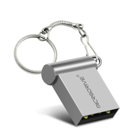 MicroDrive 32GB USB 2.0 Metal Mini USB Flash Drives U Disk (Grey) - USB Flash Drives by MicroDrive | Online Shopping South Africa | PMC Jewellery