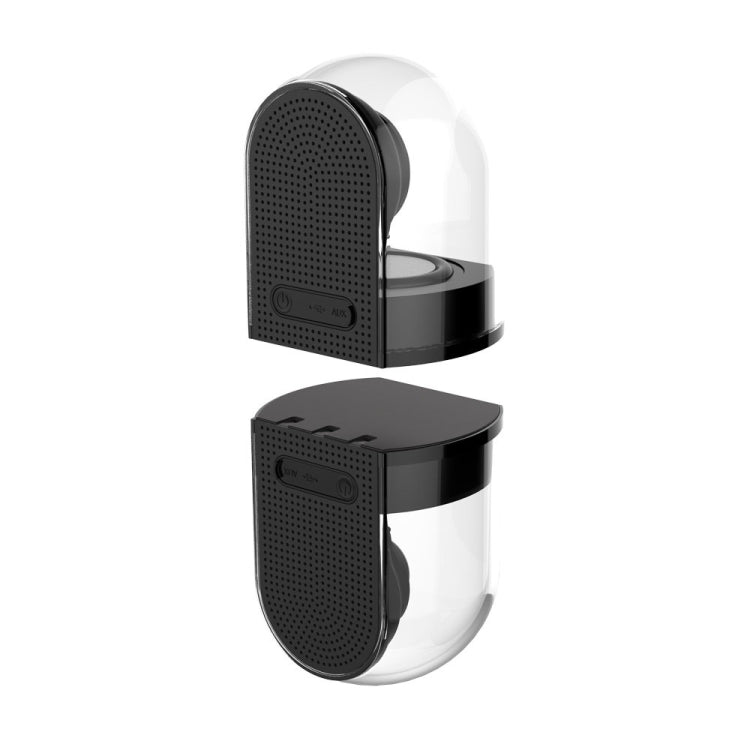 OVEVO True 3D TWS Magnetic Wireless Bluetooth Stereo Surround HiFi Speaker with Full Transparent Home - Mini Speaker by OVEVO | Online Shopping South Africa | PMC TechLife