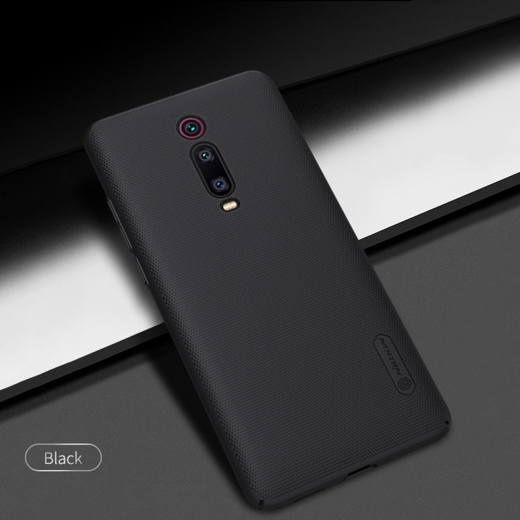 NILLKIN Frosted Shield Concave-convex Texture PC Protective Case Back Cover for Xiaomi Mi 9T & Mi 9T Pro & Redmi K20 & K20 Pro (Black) - Xiaomi Cases by NILLKIN | Online Shopping South Africa | PMC Jewellery