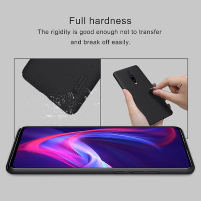 NILLKIN Frosted Shield Concave-convex Texture PC Protective Case Back Cover for Xiaomi Mi 9T & Mi 9T Pro & Redmi K20 & K20 Pro (Black) - Xiaomi Cases by NILLKIN | Online Shopping South Africa | PMC Jewellery